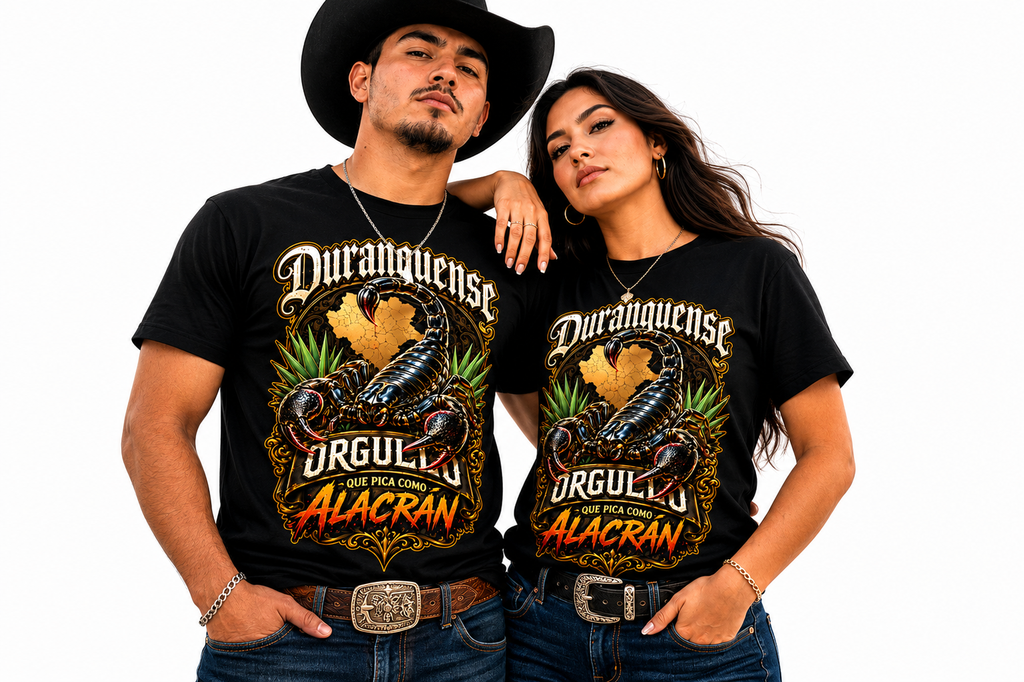 [d-1252-2] Playera Duranguense — Orgullo que Pica como Alacrán